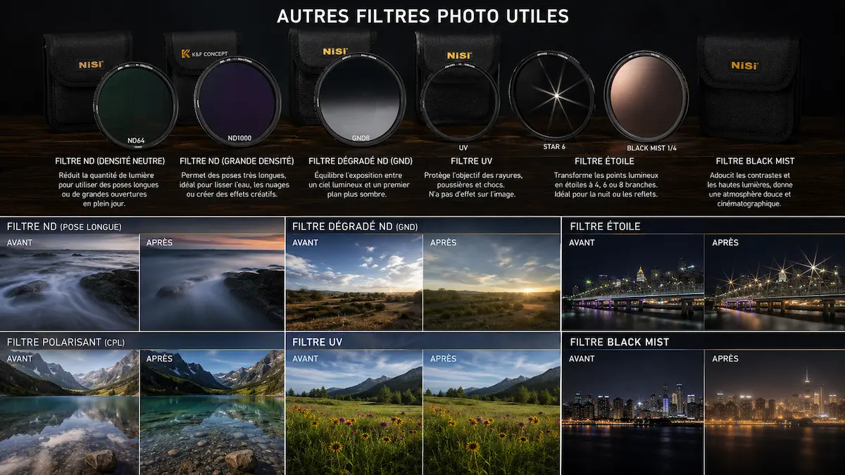 Filtres photo ND, CPL et GND pour réussir ses paysages en Vendée